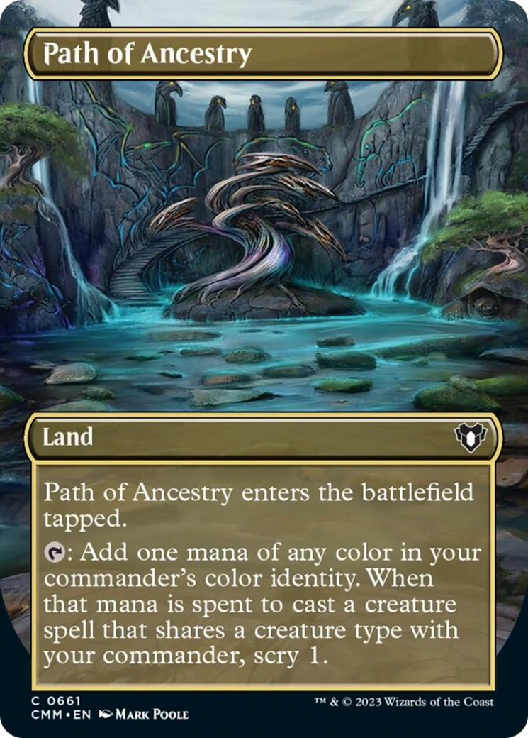 Path of Ancestry (Borderless Alternate Art) [Commander Masters] - Magic: The Gathering - Card Brawlers | Quebec | Canada |