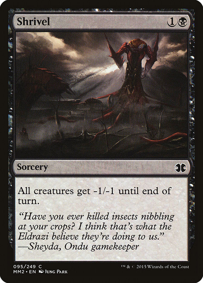 Shrivel [Modern Masters 2015] - Magic: The Gathering - Card Brawlers | Quebec | Canada |