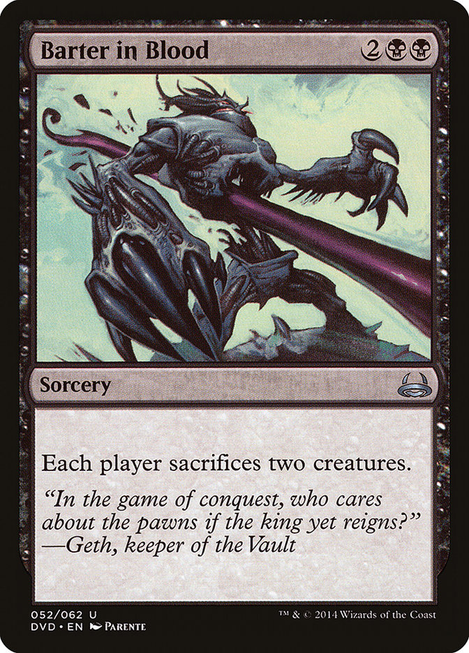Barter in Blood (Divine vs. Demonic) [Duel Decks Anthology] - Magic: The Gathering - Card Brawlers | Quebec | Canada |
