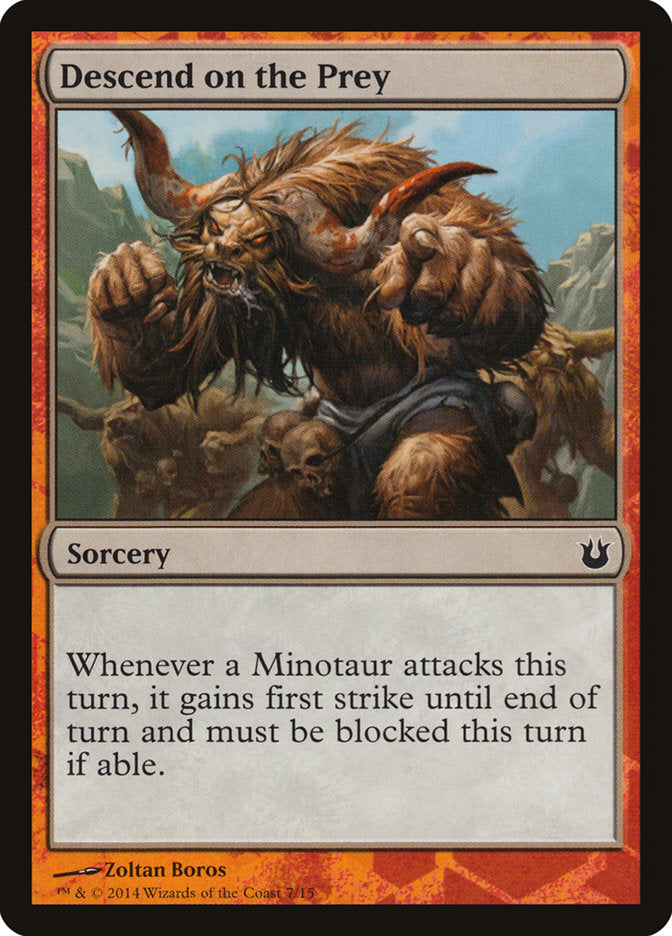 Descend on the Prey [Born of the Gods Battle the Horde] - Magic: The Gathering - Card Brawlers | Quebec | Canada |