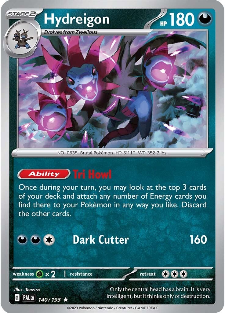 Hydreigon (140/193) [Scarlet & Violet: Paldea Evolved] - Pokémon - Card Brawlers | Quebec | Canada |