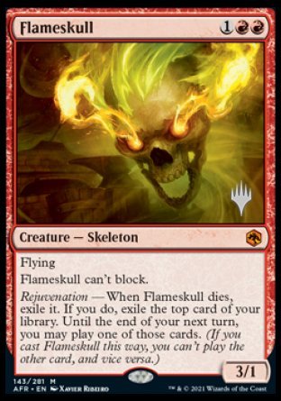 Flameskull (Promo Pack) [Dungeons & Dragons: Adventures in the Forgotten Realms Promos] - Magic: The Gathering - Card Brawlers | Quebec | Canada |