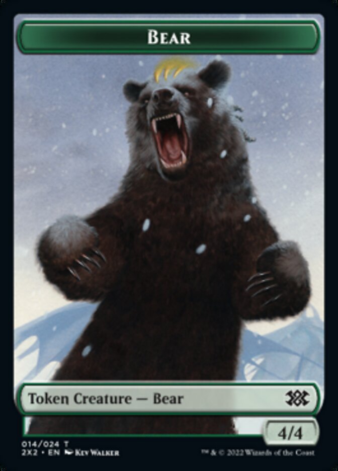 Bear // Spirit (008) Double-Sided Token [Double Masters 2022 Tokens] - Magic: The Gathering - Card Brawlers | Quebec | Canada |