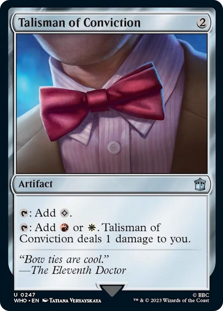 Talisman of Conviction [Doctor Who] - Magic: The Gathering - Card Brawlers | Quebec | Canada |