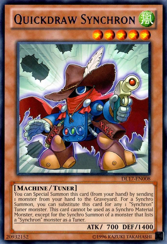 Quickdraw Synchron (Purple) [DL17-EN008] Rare - Yu-Gi-Oh! - Card Brawlers | Quebec | Canada |