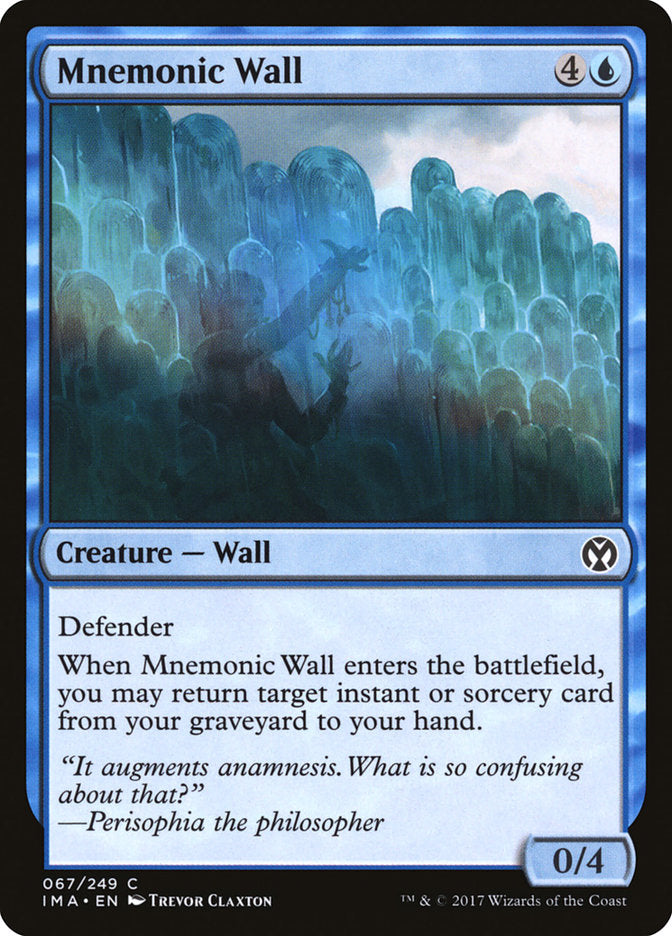 Mnemonic Wall [Iconic Masters] - Magic: The Gathering - Card Brawlers | Quebec | Canada |