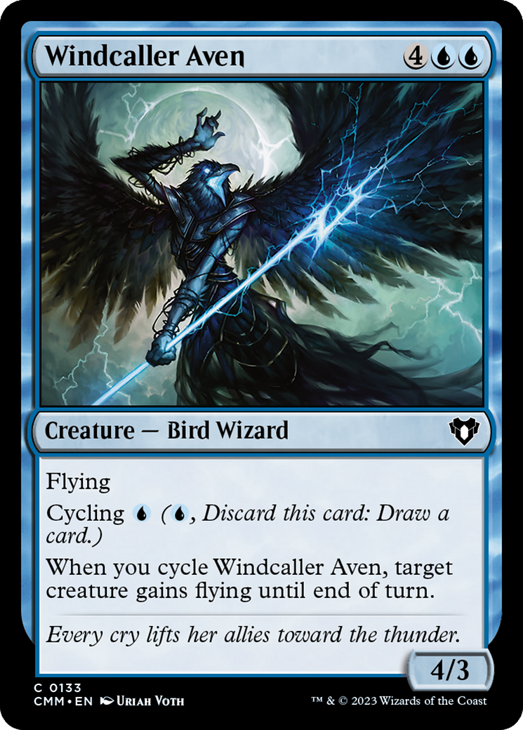 Windcaller Aven [Commander Masters] - Magic: The Gathering - Card Brawlers | Quebec | Canada |
