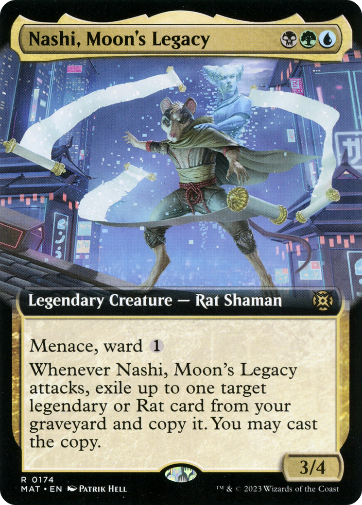 Nashi, Moon's Legacy (Extended Art) [March of the Machine: The Aftermath] - Magic: The Gathering - Card Brawlers | Quebec | Canada |