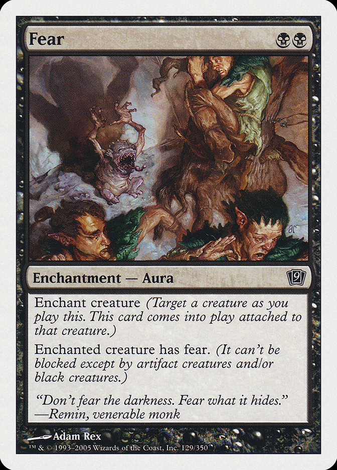 Fear [Ninth Edition] - Magic: The Gathering - Card Brawlers | Quebec | Canada |