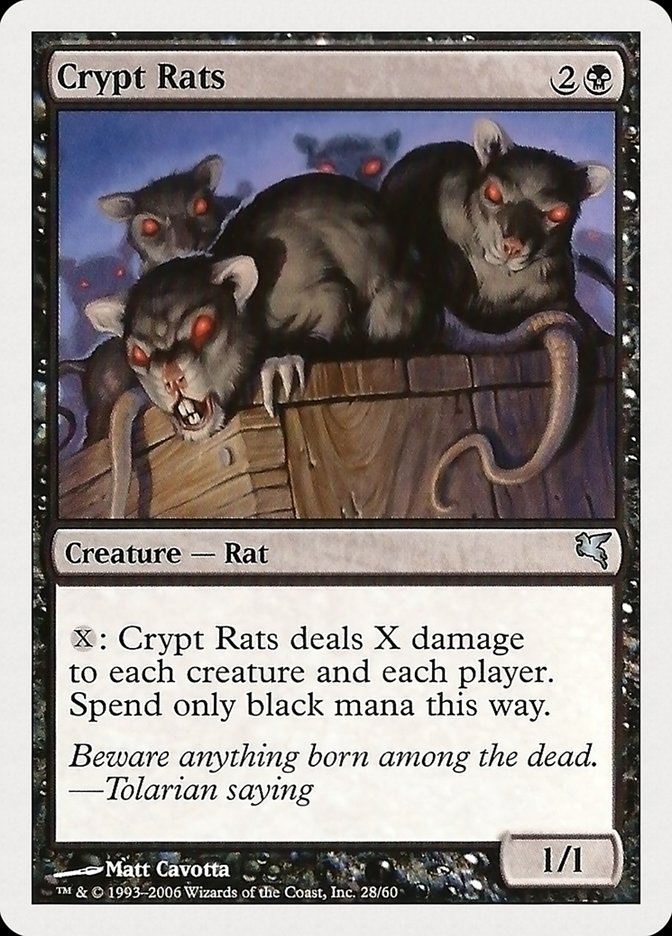 Crypt Rats [Hachette UK] - Magic: The Gathering - Card Brawlers | Quebec | Canada |