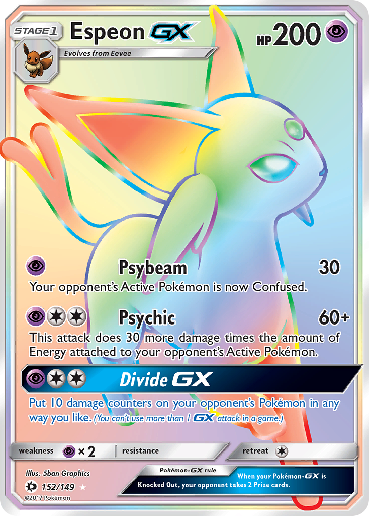 Espeon GX (152/149) [Sun & Moon: Base Set] - Pokémon - Card Brawlers | Quebec | Canada |