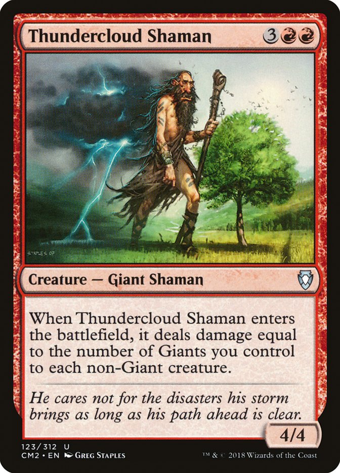 Thundercloud Shaman [Commander Anthology Volume II] - Magic: The Gathering - Card Brawlers | Quebec | Canada |