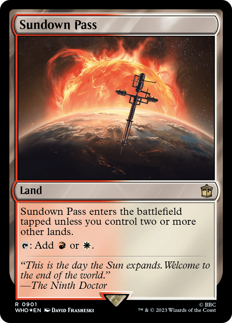 Sundown Pass (Surge Foil) [Doctor Who] - Magic: The Gathering - Card Brawlers | Quebec | Canada |