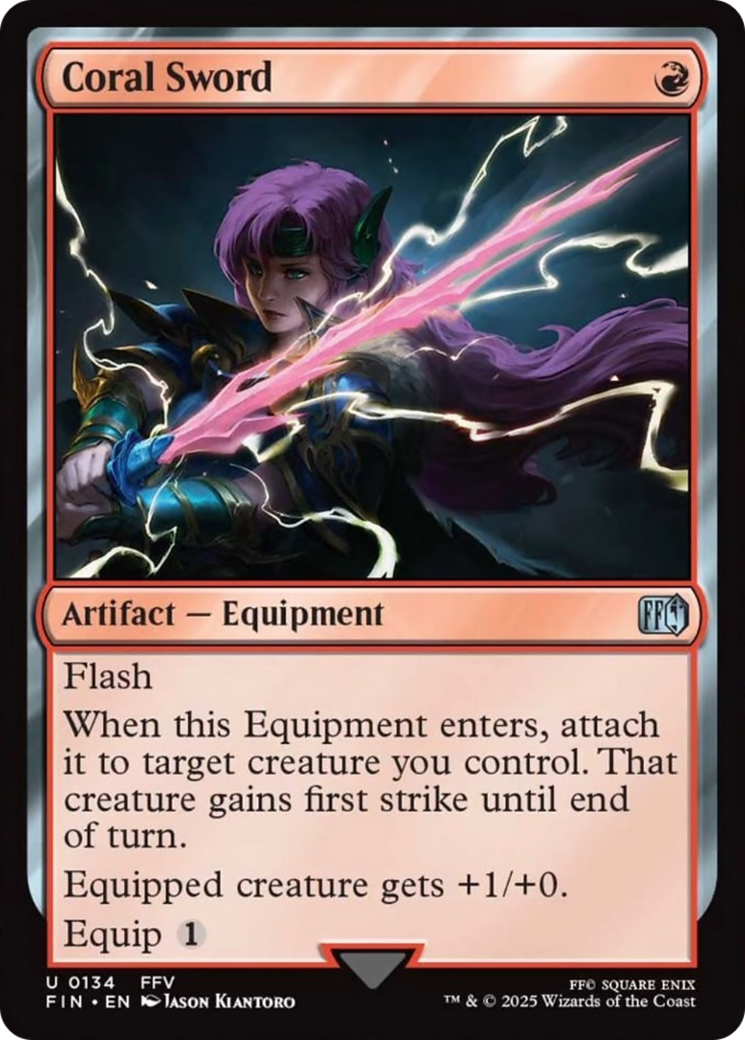 Coral Sword [FINAL FANTASY] - Magic: The Gathering - Card Brawlers | Quebec | Canada |