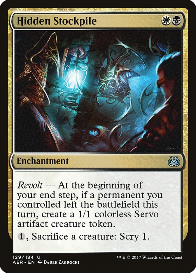 Hidden Stockpile [Aether Revolt] - Magic: The Gathering - Card Brawlers | Quebec | Canada |