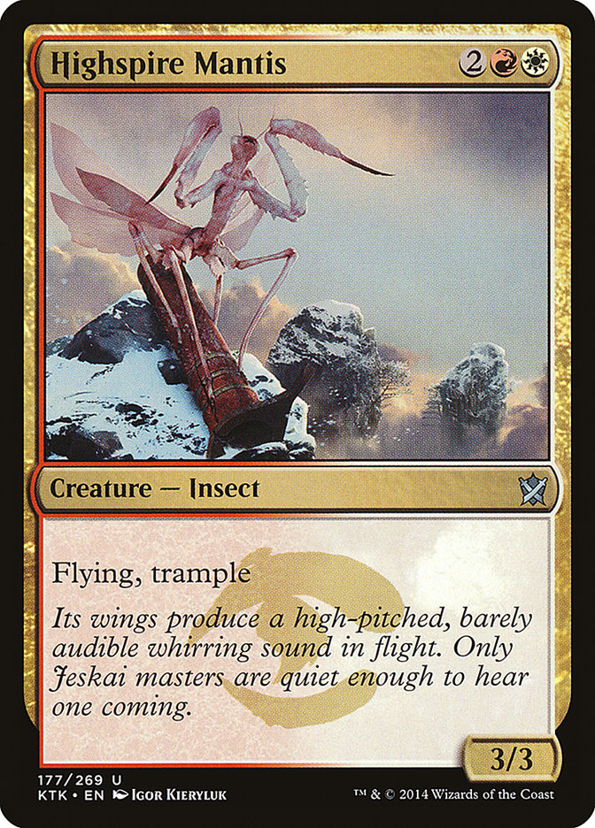 Highspire Mantis [Khans of Tarkir] - Magic: The Gathering - Card Brawlers | Quebec | Canada |