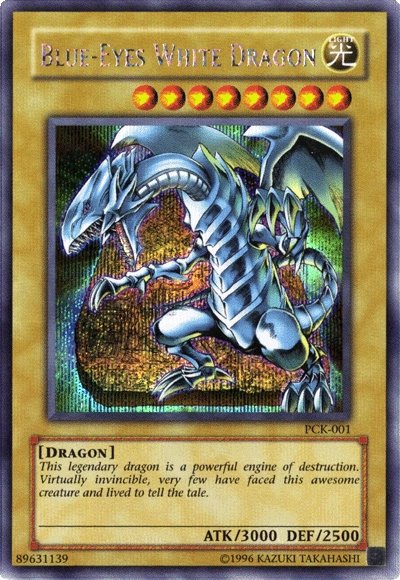 Blue-Eyes White Dragon (Power of Chaos: Kaiba the Revenge) [PCK-001] Secret Rare - Yu-Gi-Oh! - Card Brawlers | Quebec | Canada |