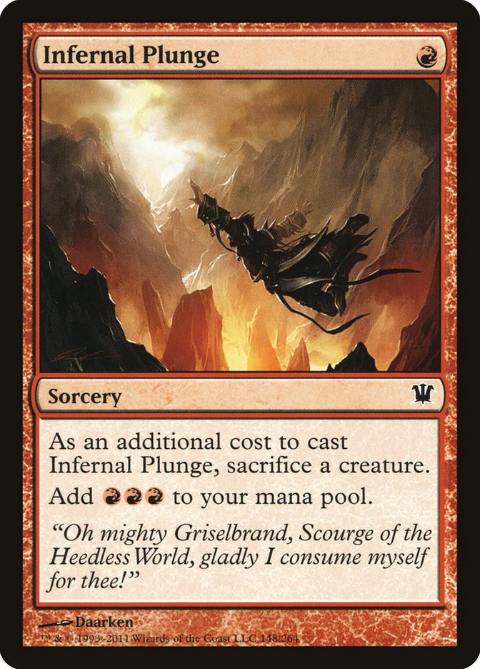 Infernal Plunge [Innistrad] - Magic: The Gathering - Card Brawlers | Quebec | Canada |