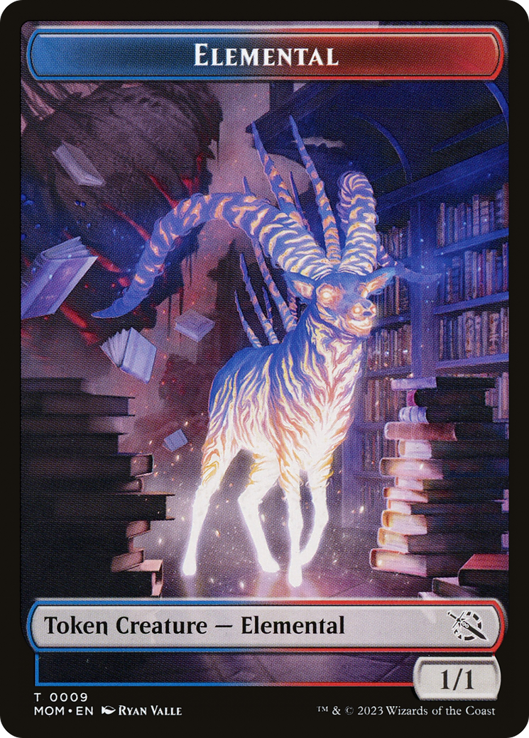 Elemental (09) // Spirit (13) Double-Sided Token [March of the Machine Tokens] - Magic: The Gathering - Card Brawlers | Quebec | Canada |