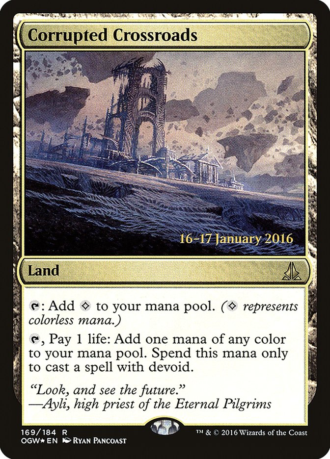 Corrupted Crossroads [Oath of the Gatewatch Prerelease Promos] - Magic: The Gathering - Card Brawlers | Quebec | Canada |