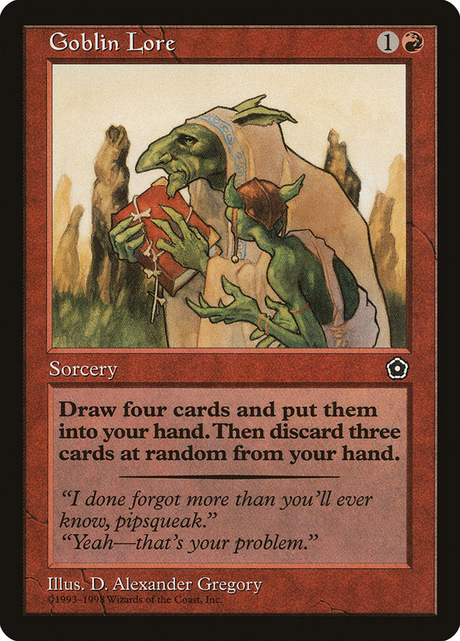 Goblin Lore [Portal Second Age] - Magic: The Gathering - Card Brawlers | Quebec | Canada |