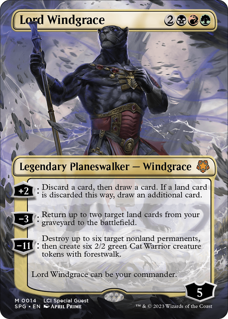 Lord Windgrace (Borderless) [The Lost Caverns of Ixalan Special Guests] - Magic: The Gathering - Card Brawlers | Quebec | Canada |