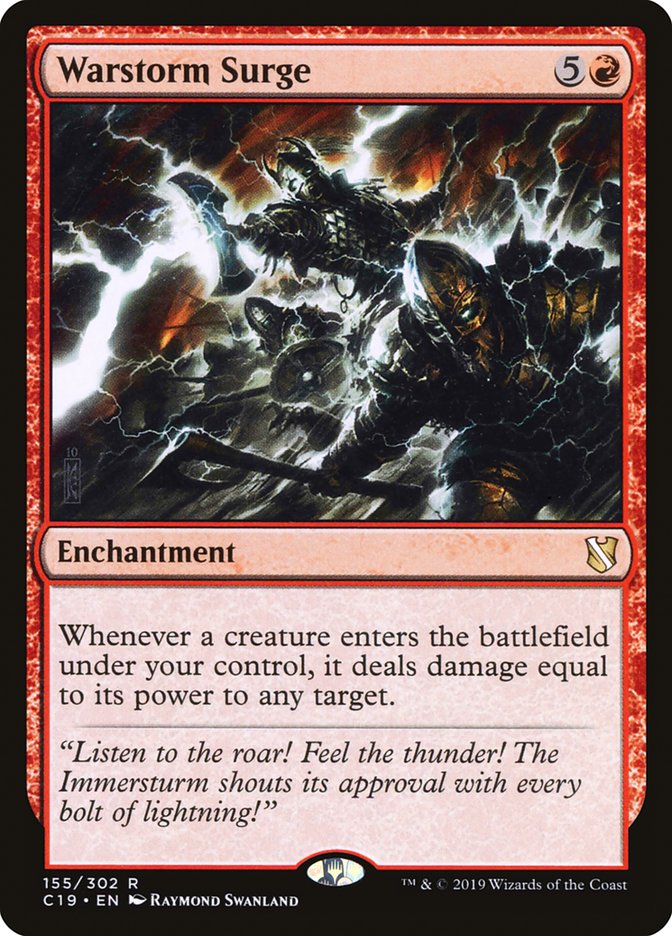 Warstorm Surge [Commander 2019] - Magic: The Gathering - Card Brawlers | Quebec | Canada |