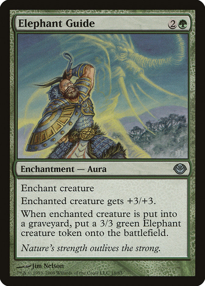 Elephant Guide [Duel Decks: Garruk vs. Liliana] - Magic: The Gathering - Card Brawlers | Quebec | Canada |