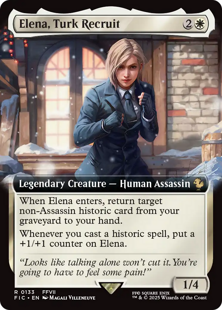 Elena, Turk Recruit (Extended Art) [FINAL FANTASY Commander] - Magic: The Gathering - Card Brawlers | Quebec | Canada |