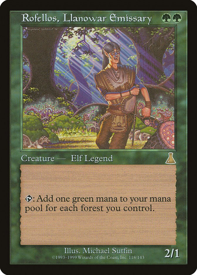 Rofellos, Llanowar Emissary [Urza's Destiny] - Magic: The Gathering - Card Brawlers | Quebec | Canada |