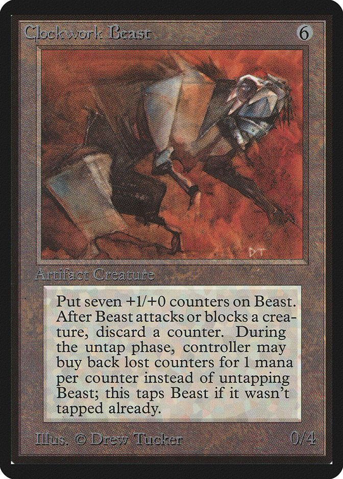 Clockwork Beast [Beta Edition] - Magic: The Gathering - Card Brawlers | Quebec | Canada |