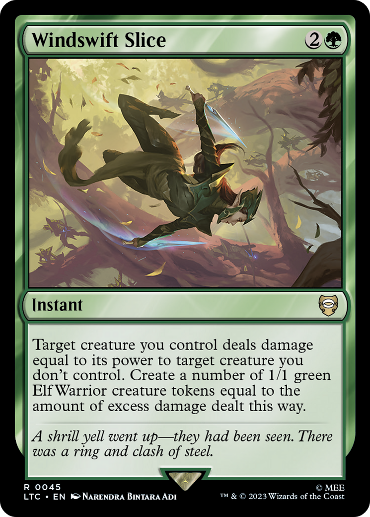 Windswift Slice [The Lord of the Rings: Tales of Middle-Earth Commander] - Magic: The Gathering - Card Brawlers | Quebec | Canada |