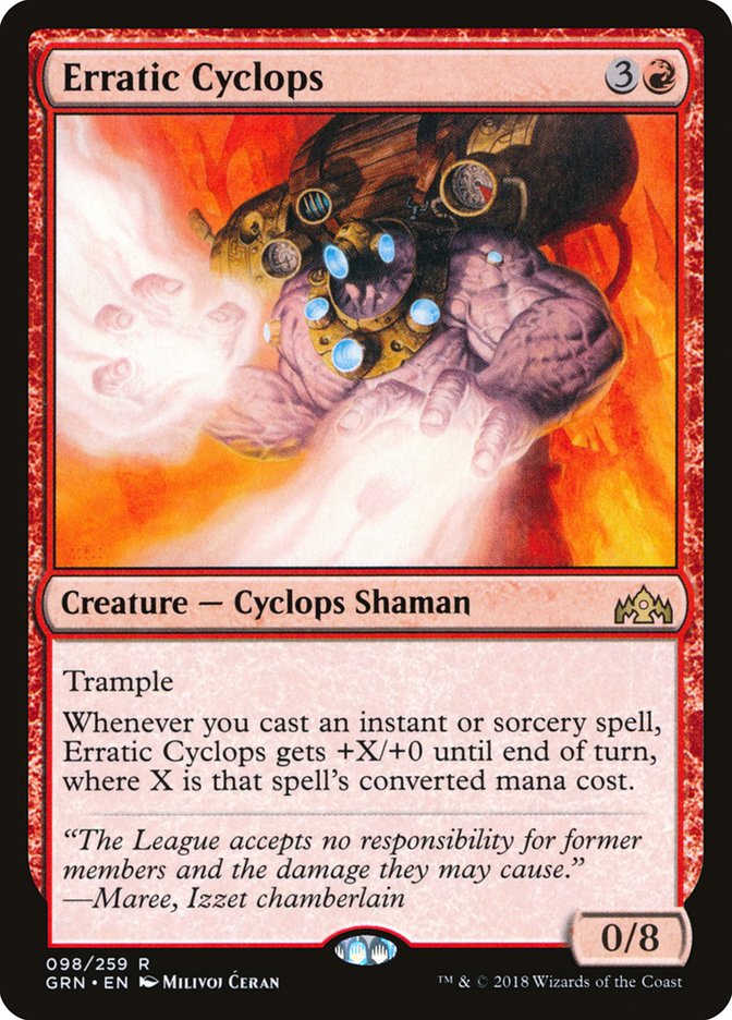 Erratic Cyclops [Guilds of Ravnica] - Magic: The Gathering - Card Brawlers | Quebec | Canada |