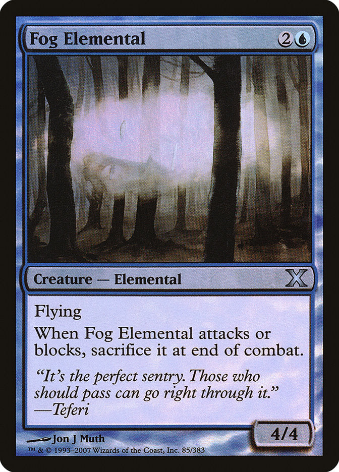Fog Elemental (Premium Foil) [Tenth Edition] - Magic: The Gathering - Card Brawlers | Quebec | Canada |