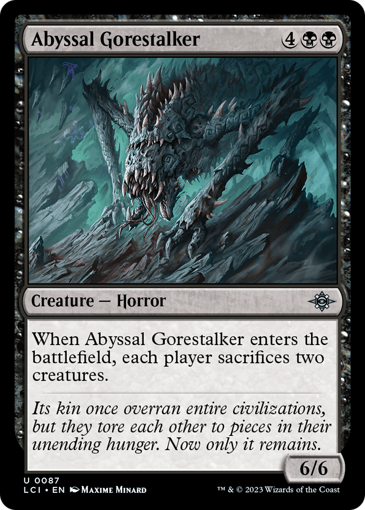 Abyssal Gorestalker [The Lost Caverns of Ixalan] - Magic: The Gathering - Card Brawlers | Quebec | Canada |