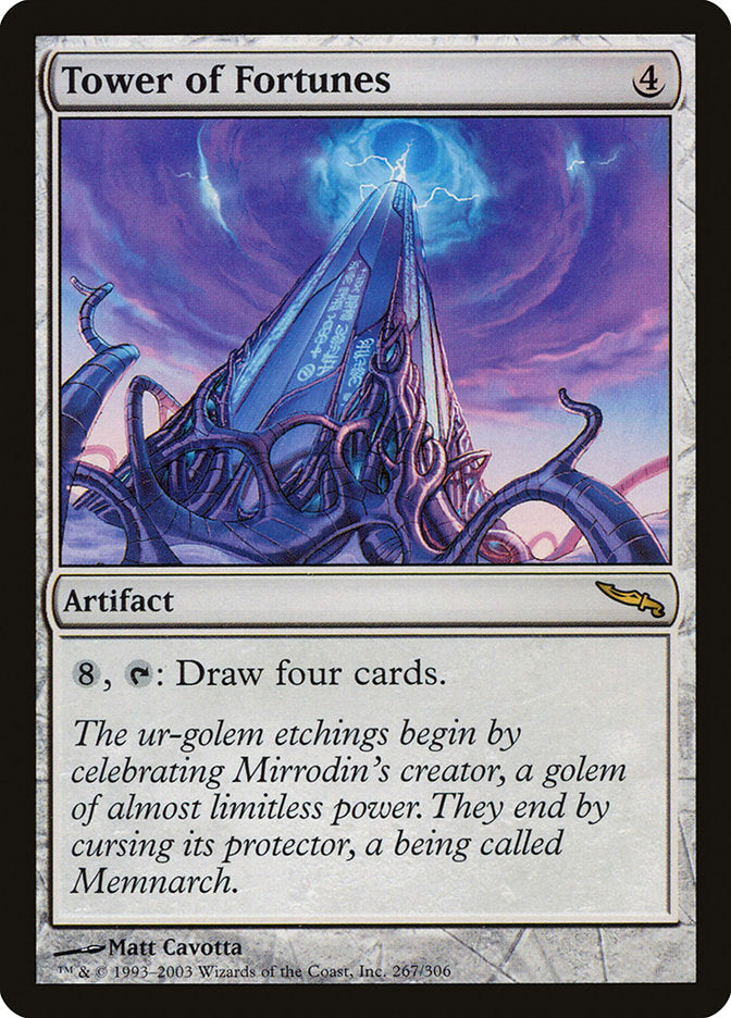 Tower of Fortunes [Mirrodin] - Magic: The Gathering - Card Brawlers | Quebec | Canada |