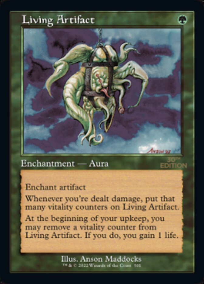 Living Artifact (Retro) [30th Anniversary Edition] - Magic: The Gathering - Card Brawlers | Quebec | Canada |