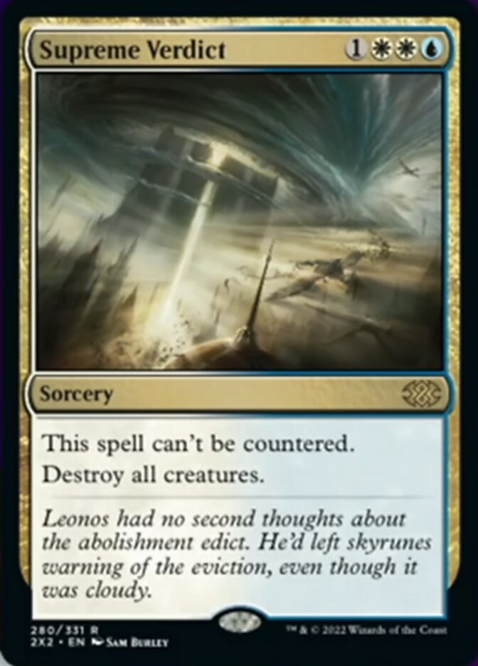 Supreme Verdict [Double Masters 2022] - Magic: The Gathering - Card Brawlers | Quebec | Canada |