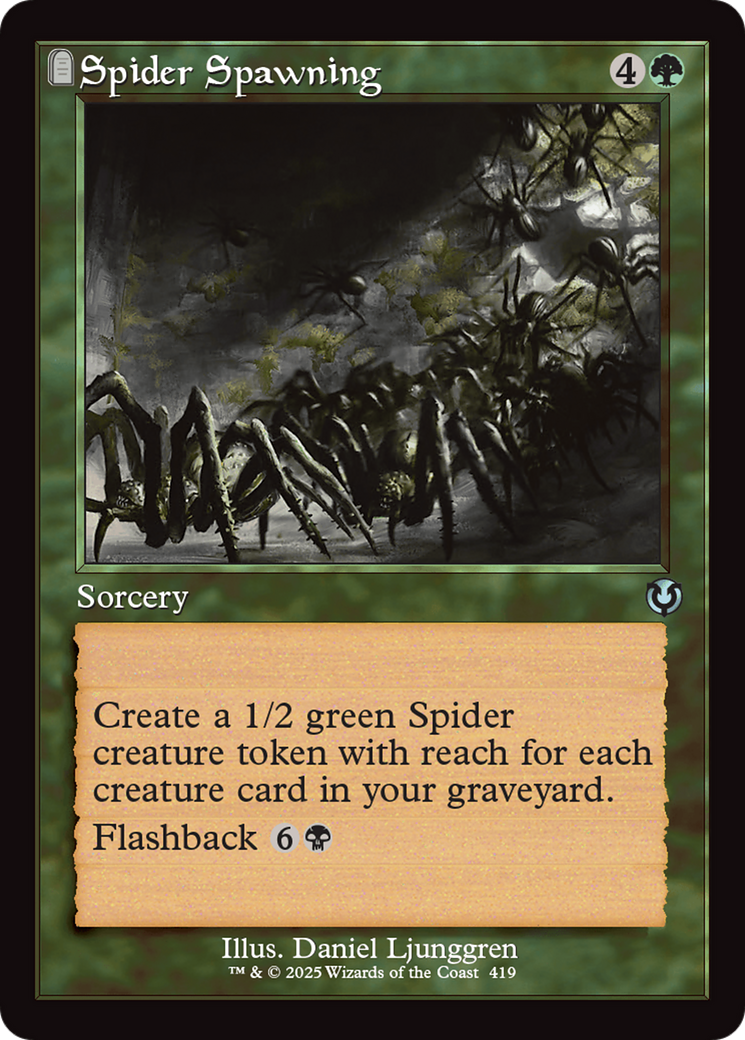 Spider Spawning (Retro Frame) [Innistrad Remastered] - Magic: The Gathering - Card Brawlers | Quebec | Canada |