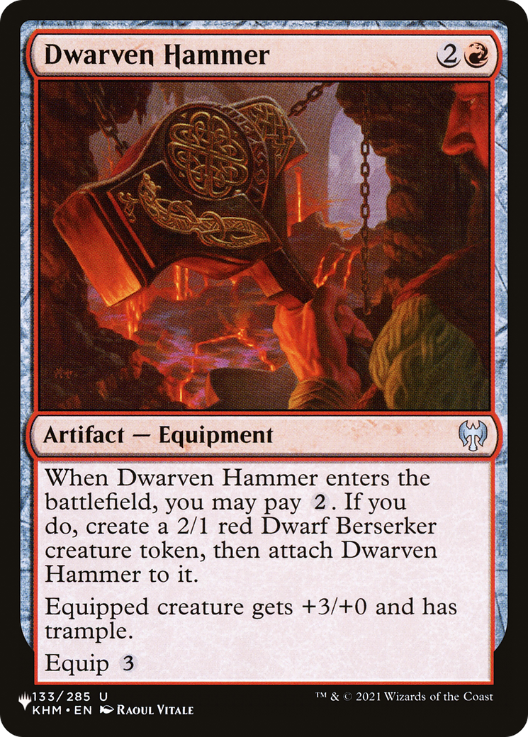 Dwarven Hammer [The List] - Magic: The Gathering - Card Brawlers | Quebec | Canada |