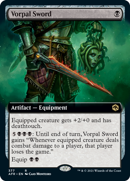 Vorpal Sword (Extended Art) [Dungeons & Dragons: Adventures in the Forgotten Realms] - Magic: The Gathering - Card Brawlers | Quebec | Canada |
