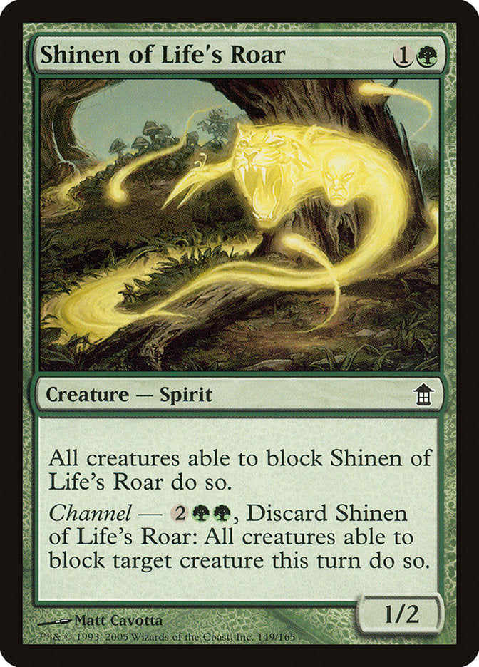 Shinen of Life's Roar [Saviors of Kamigawa] - Magic: The Gathering - Card Brawlers | Quebec | Canada |