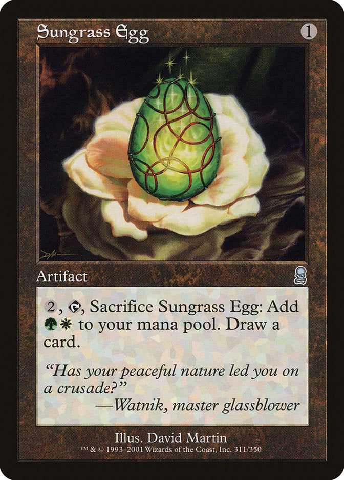 Sungrass Egg [Odyssey] - Magic: The Gathering - Card Brawlers | Quebec | Canada |
