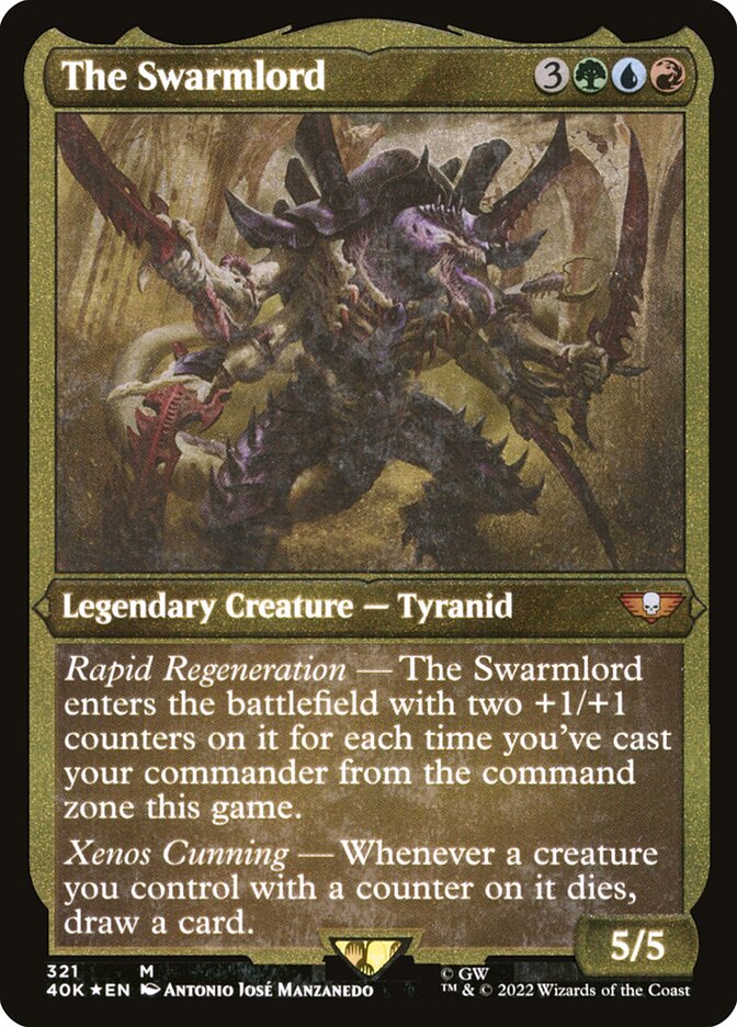 The Swarmlord (Display Commander) (Surge Foil) [Warhammer 40,000] - Magic: The Gathering - Card Brawlers | Quebec | Canada |