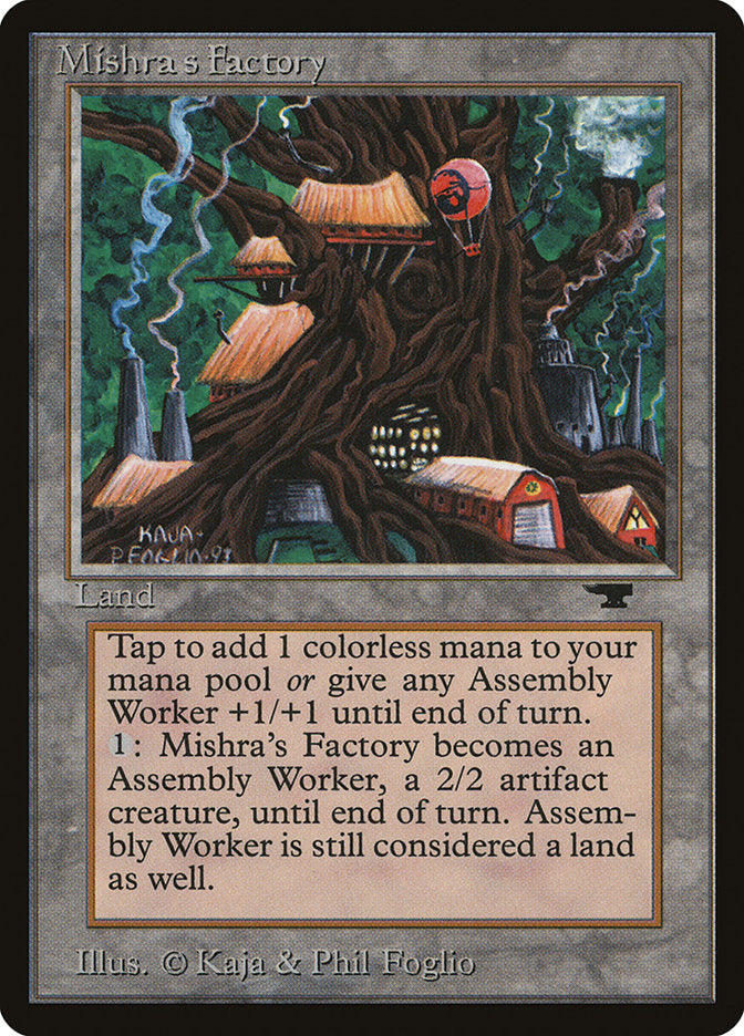 Mishra's Factory (Dark Green Background) [Antiquities] - Magic: The Gathering - Card Brawlers | Quebec | Canada |