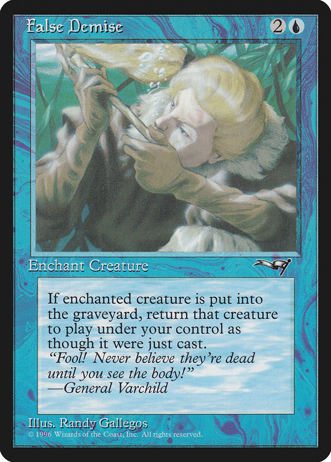 False Demise (Underwater) [Alliances] - Magic: The Gathering - Card Brawlers | Quebec | Canada |