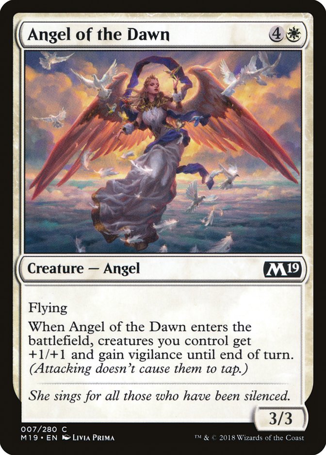 Angel of the Dawn [Core Set 2019] - Magic: The Gathering - Card Brawlers | Quebec | Canada |