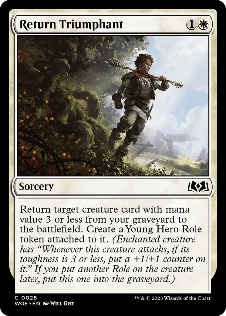 Return Triumphant [Wilds of Eldraine] - Magic: The Gathering - Card Brawlers | Quebec | Canada |