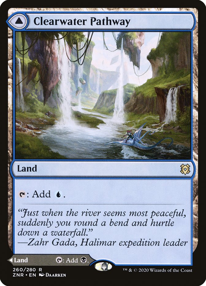 Clearwater Pathway // Murkwater Pathway [Zendikar Rising] - Magic: The Gathering - Card Brawlers | Quebec | Canada |