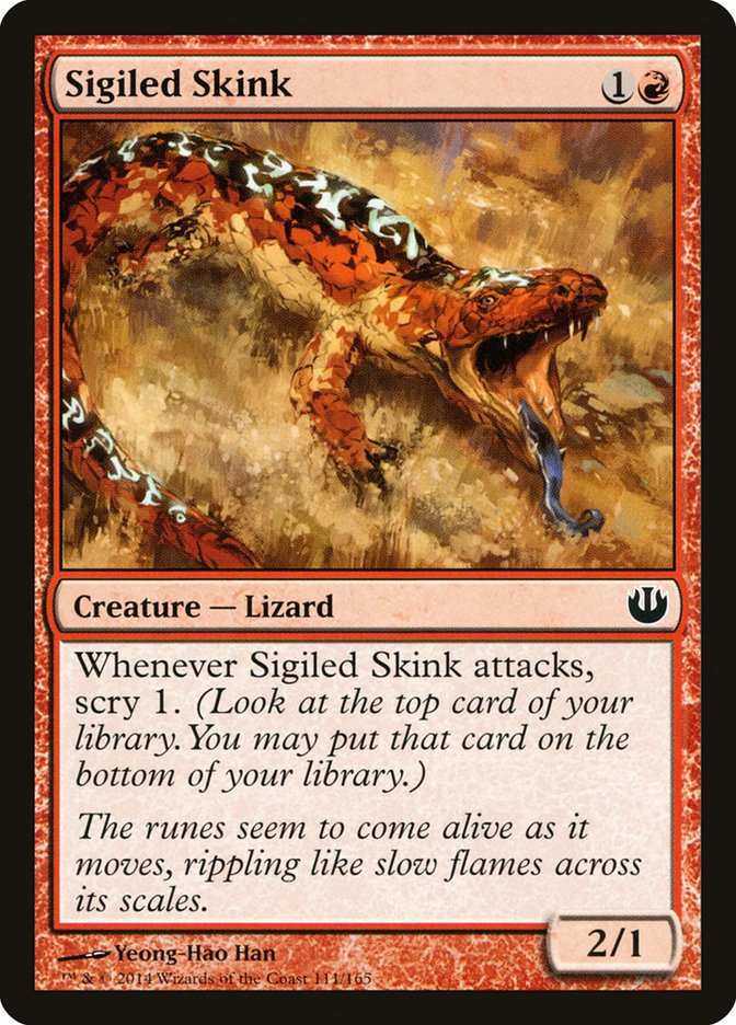 Sigiled Skink [Journey into Nyx] - Magic: The Gathering - Card Brawlers | Quebec | Canada |
